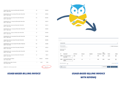 ReveniQ Usage based billing